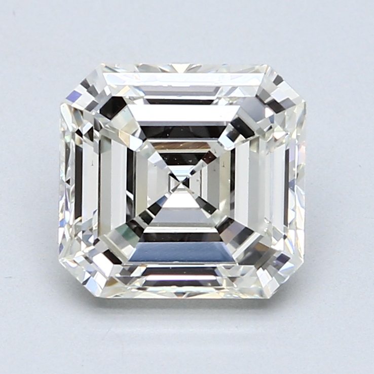 2.51 ct Asscher Cut Natural Diamond : J / VS2