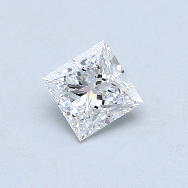 0.38 ct Princess Cut Natural Diamond : E / VVS2
