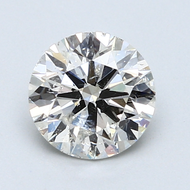 1.33 ct Round Natural Diamond : J / I1