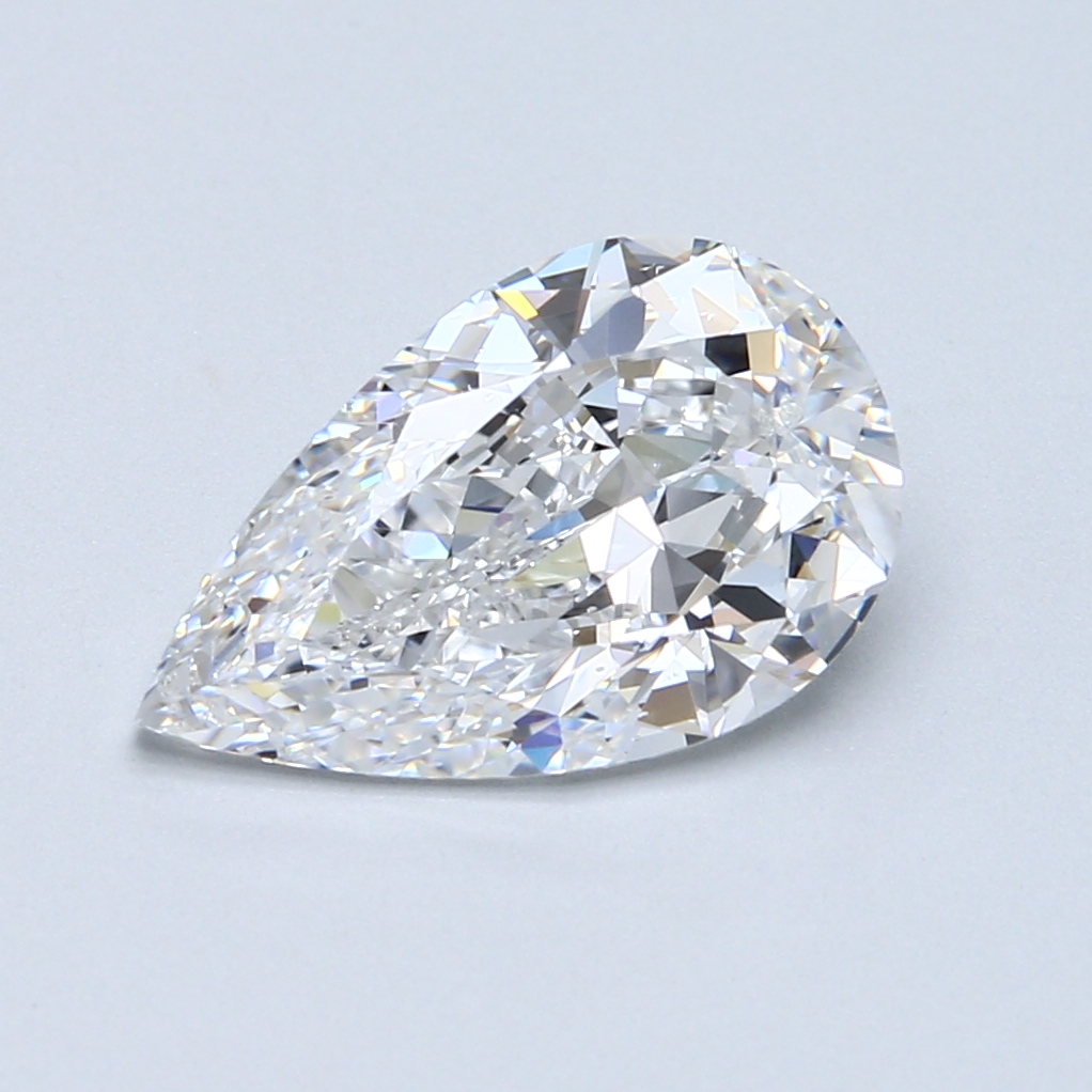 3.03 ct Pear Shape Natural Diamond : D / SI2